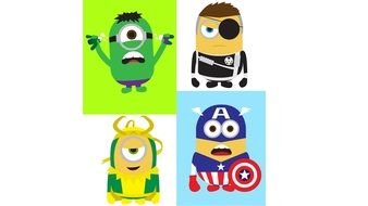 Despicable Me Minions drawing