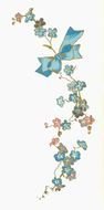 Flower With Bow drawing