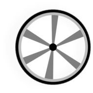 Wagon Wheel Gray At Clkercom Vector Online