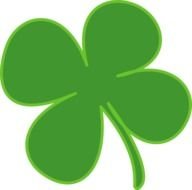 green clover leaf on a transparent background