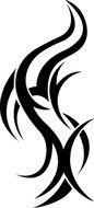 Tribal Design Capricorn Tattoo drawing