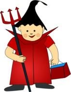 Clip art of Halloween Costume
