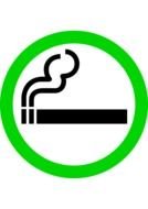 smoking area, sign