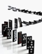 clipart of the black dominos