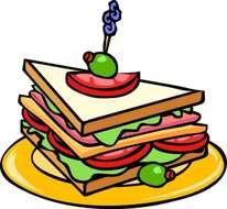 a sandwich on a plate