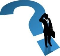 Clip Art of the man and question mark