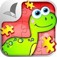 puzzle with dinosaurs