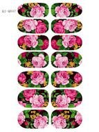 nail floral stickers