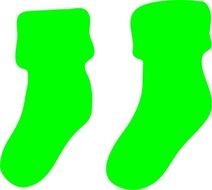 Green Socks drawing