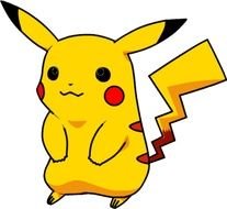 Cute Pikachu clipart