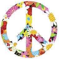 Peace Sign Hippie drawing