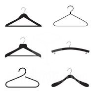 Clothes Hanger Vector Shapes 6 Different Models From Plastic Cloth