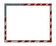Red Star Border drawing