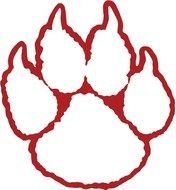 Wildcat Pawprint drawing