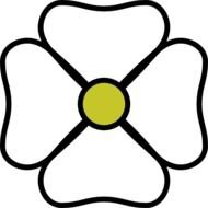 White Flower At Clkercom Vector Online Royalty