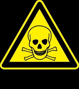 Image Free Vector Sign Toxic Clip Art 110524 Hight