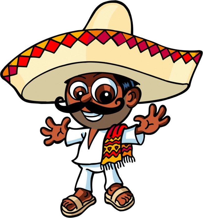 funny mexican as picture for clipart