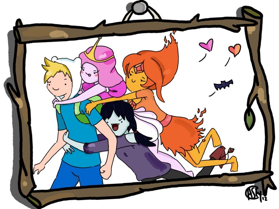 Clip Art of the adventure time characters