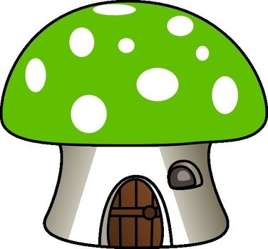 Green Mushroom House At Clkercom Vector Online N2