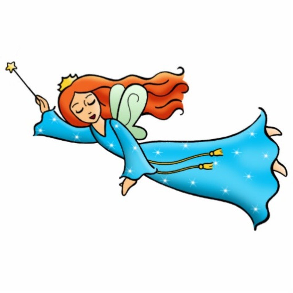 Cartoon Flying Fairy Princess Magic Wand Cut Out Zazzle N2