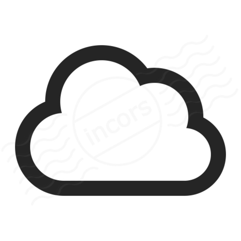 Cloud Icon For Pinterest