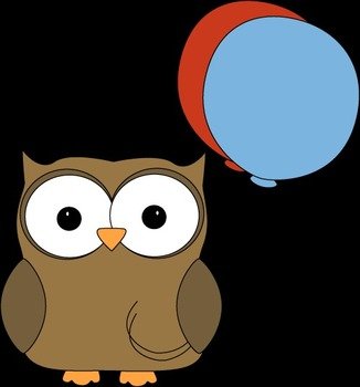 Brown Owl With Balloons Image Cute Holding A Red
