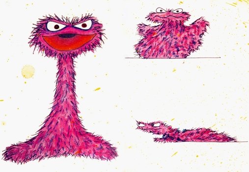 Jim Hensons First Designs drawing