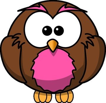 Owl In Tree clipart