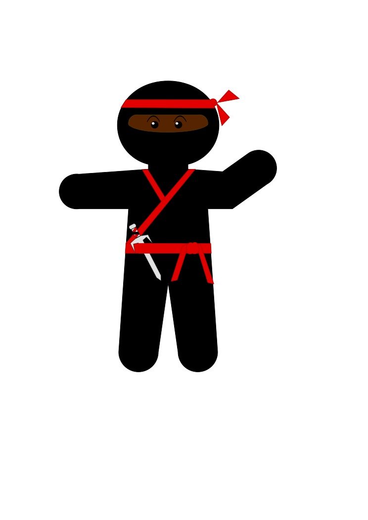Ninja Star Vector drawing