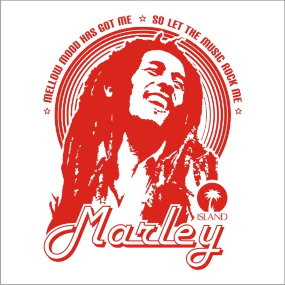 Bob Marley Wall Sticker Vinyl Art Sa