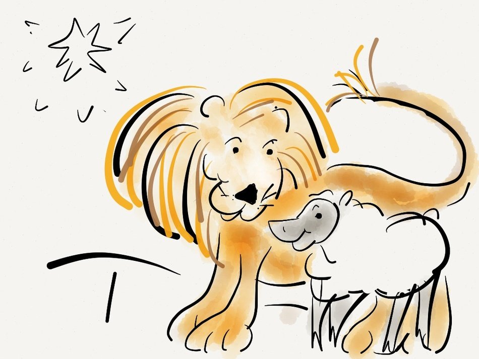 children's drawing of animals