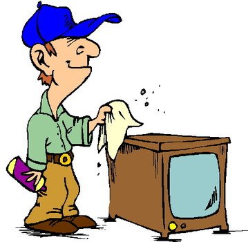 Clip Art &187 Cleaning N7