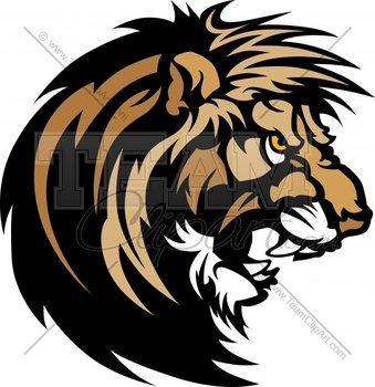 Lion Head Graphic Mascot Vector Illustration