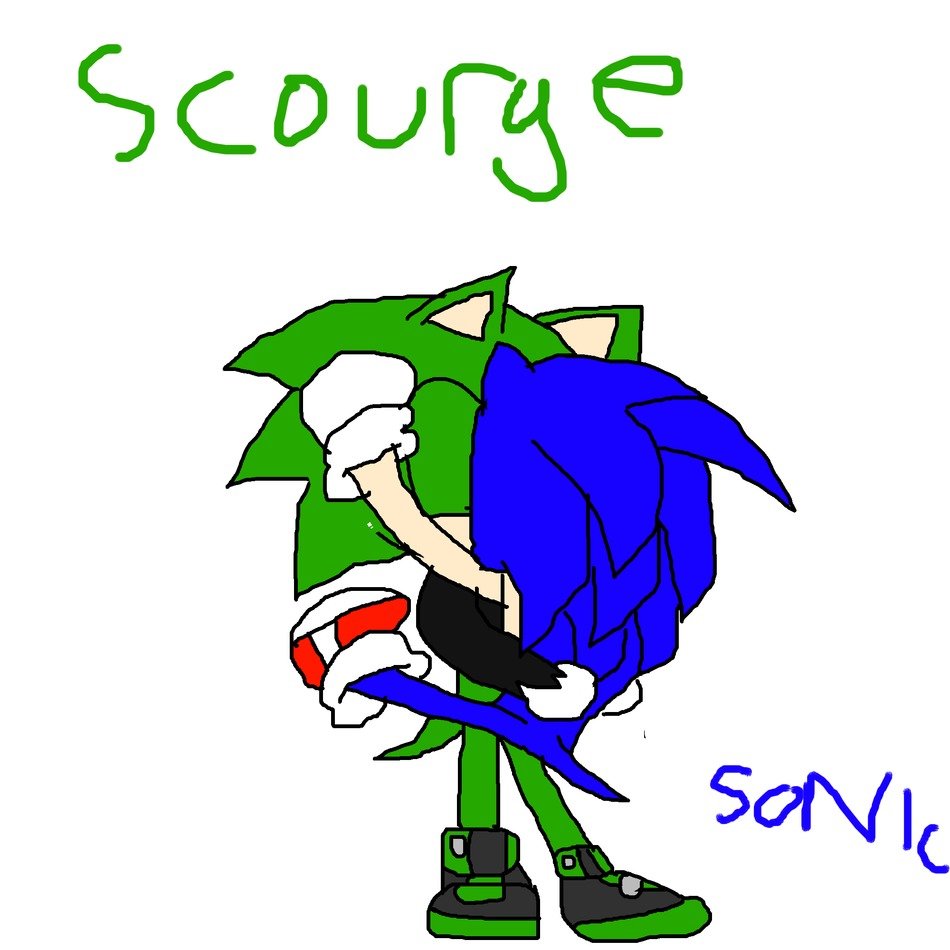 Sonourge Sonic drawing