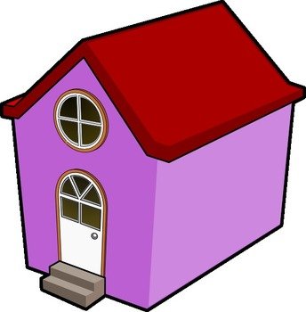 Little Purple House At Clkercom Vector N2