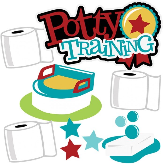 Clipart of the potty training