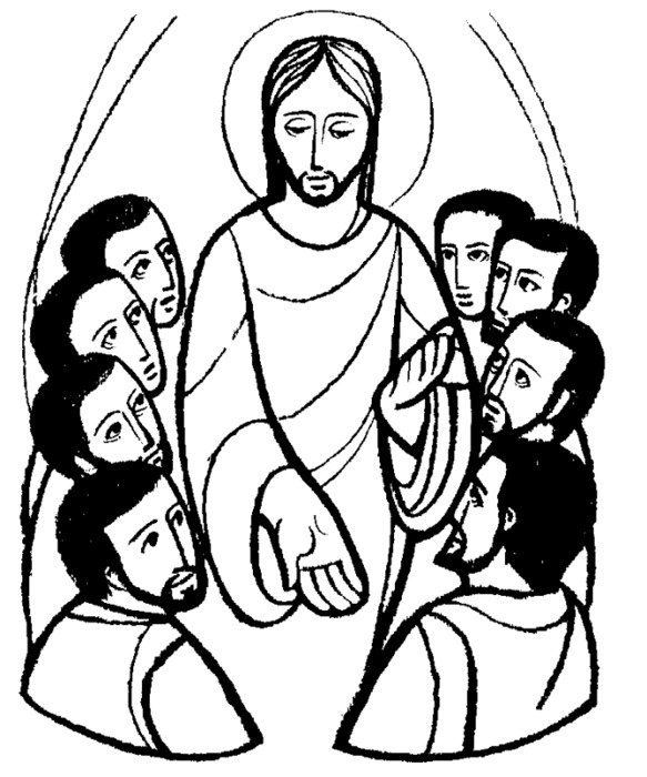 Eucharistic Prayer drawing free image download