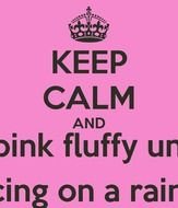 keep clam and pink fluffy drawing