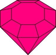 Pink Gem 2 At Clkercom Vector Online Royalty