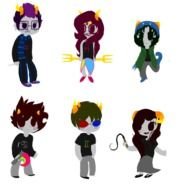 Homestuck Characters drawing