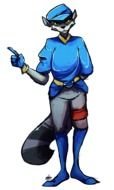 Colorful Sly Cooper clipart