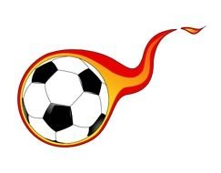 Flaming Soccer Ball Clip Art 01png clipart