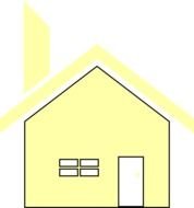 Yellow Simple House At Clkercom Vector Online