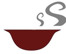 Soup Bowl With Steam Vector Online Royalty