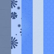 striped blue wallpaper