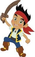 cartoon hero pirate Jake