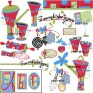 Trendy Daisy Kitchen Collection Teapot Teacup With Teabag Latte Cup