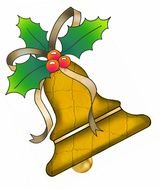 Golden Yellow Christmas Bells drawing