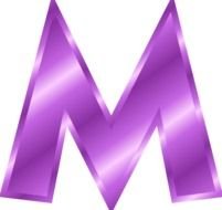 Alphabet Letter M Vector N2