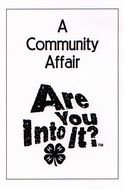 a community affar are you into it drawing